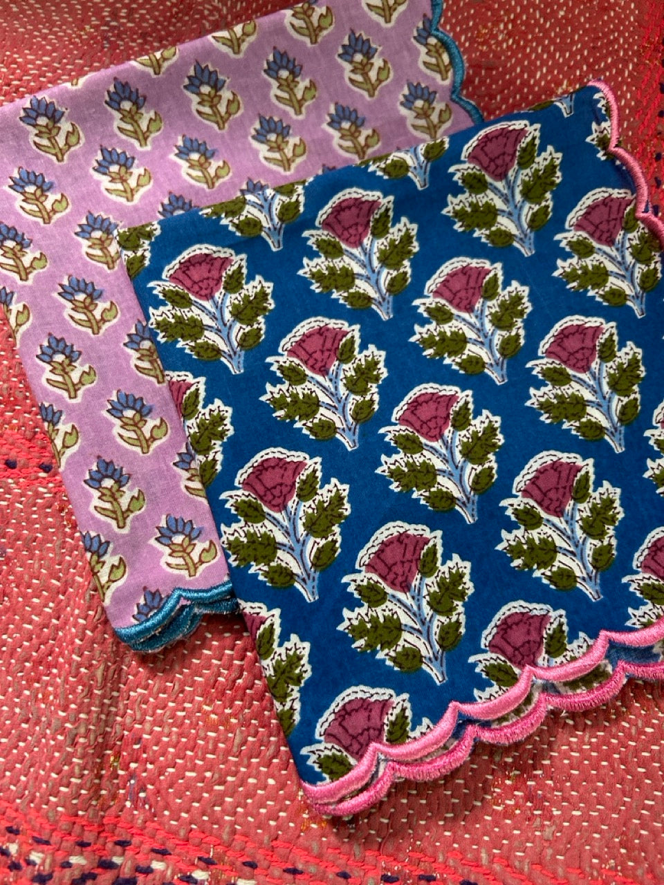 HitoMi HANKI BORDER /Blue Flower/htm150514