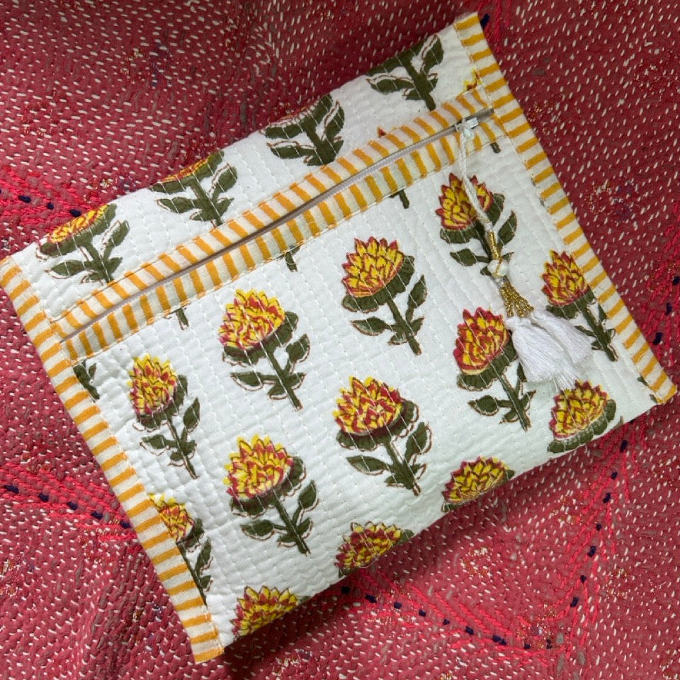HitoMi POUCH SQUARE FLAT Yellow/htm150571