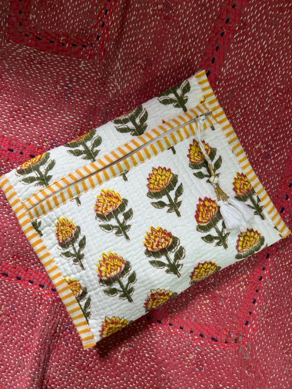HitoMi POUCH SQUARE FLAT Yellow/htm150571