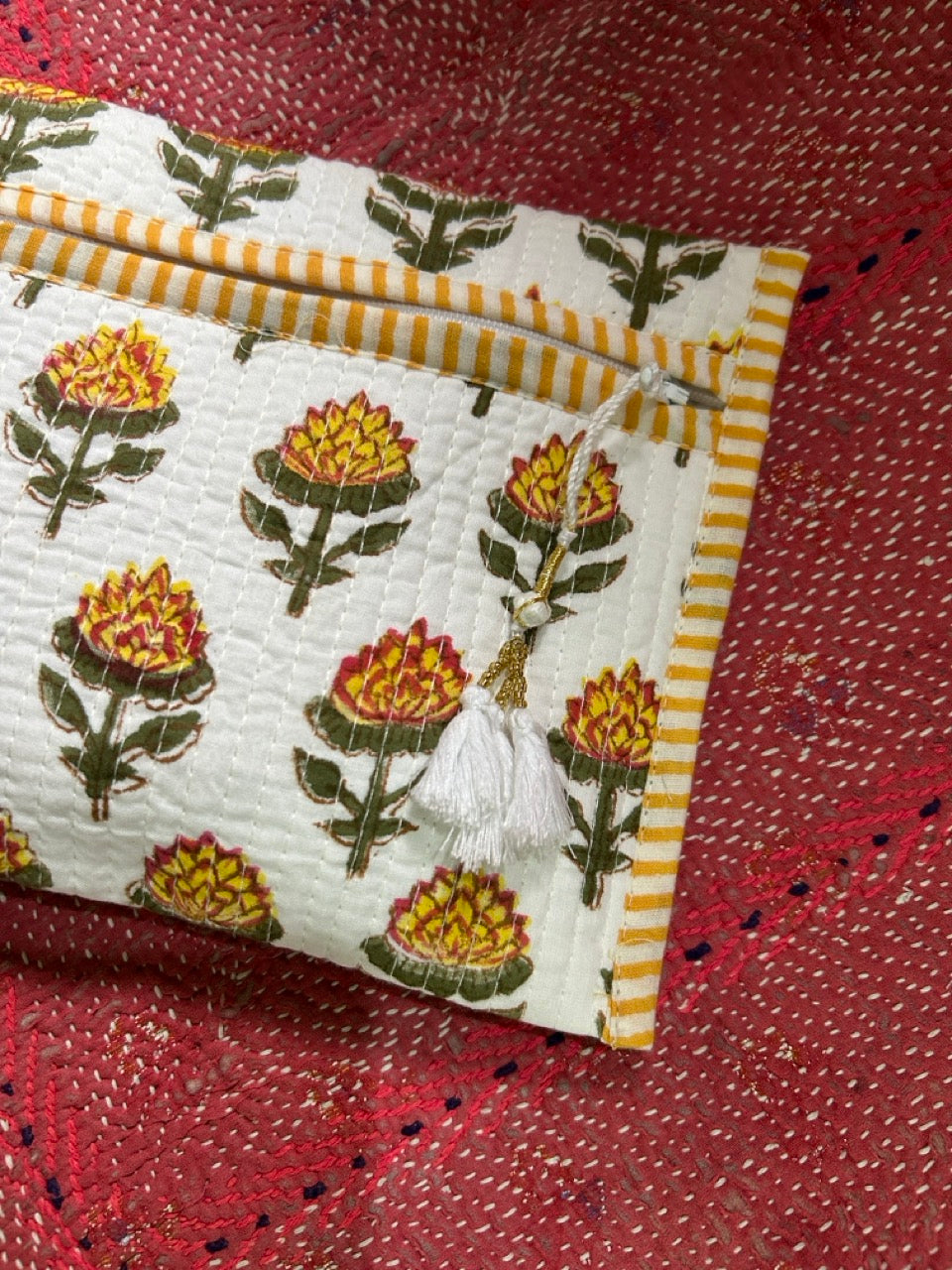 HitoMi POUCH SQUARE FLAT Yellow/htm150571