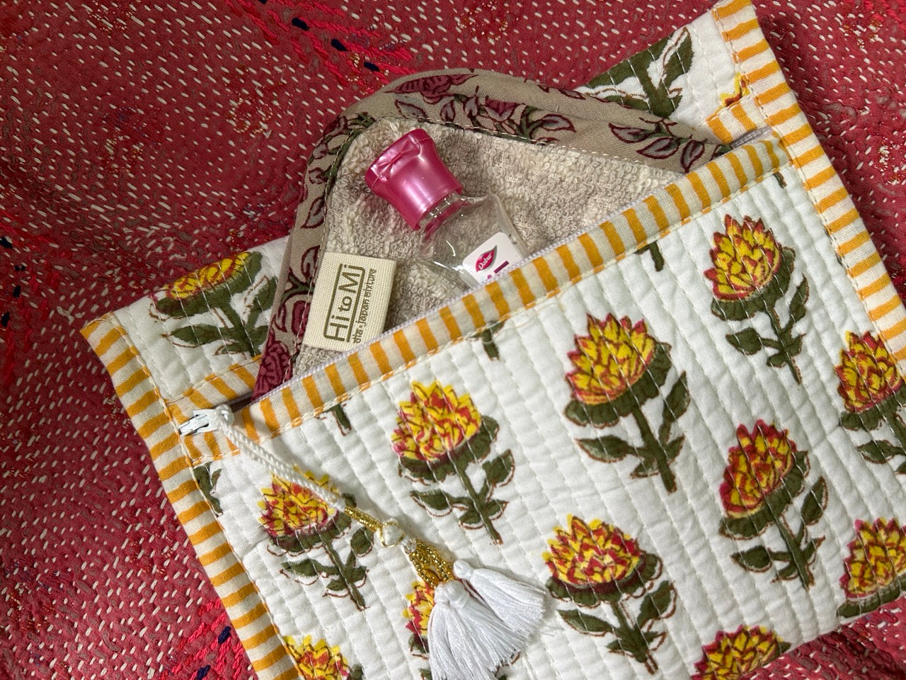 HitoMi POUCH SQUARE FLAT Yellow/htm150571