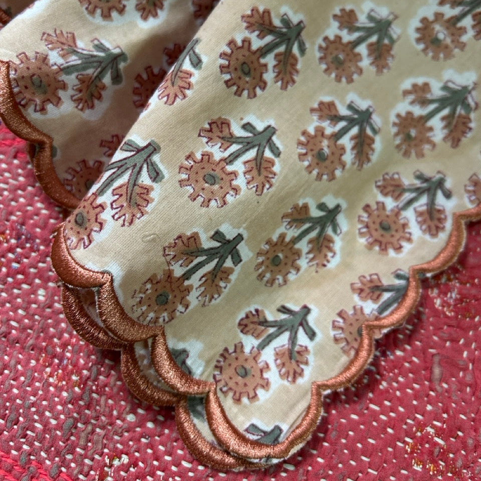 HitoMi HANKI BORDER /Orange Flower/htm150514