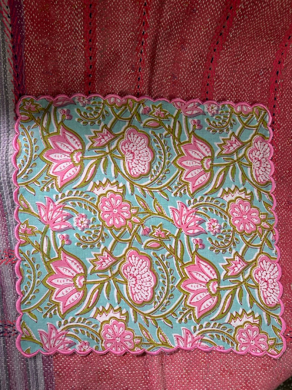 HitoMi HANKI BORDER /Pink Botanical/htm150514