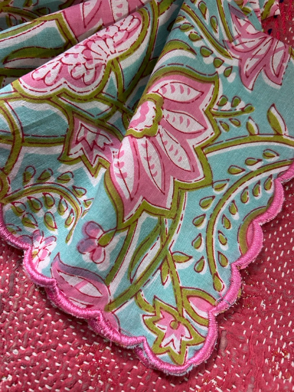 HitoMi HANKI BORDER /Pink Botanical/htm150514