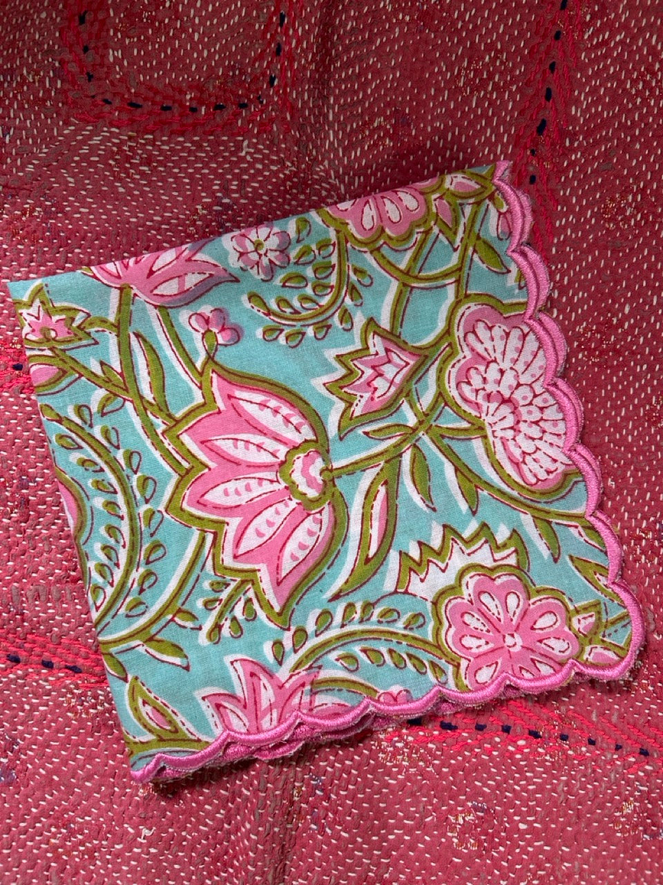 HitoMi HANKI BORDER /Pink Botanical/htm150514