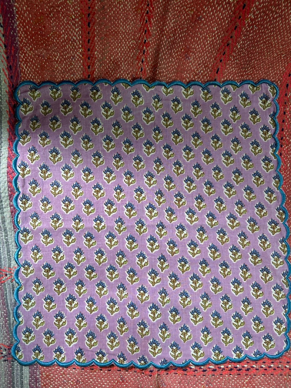HitoMi HANKI BORDER /Blue Flower/htm150514