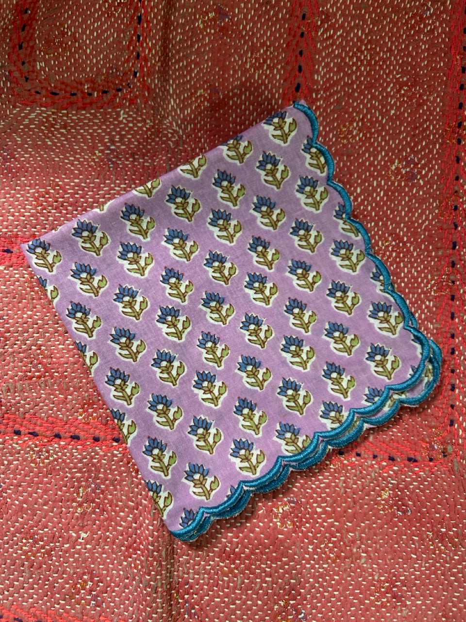 HitoMi HANKI BORDER /Blue Flower/htm150514