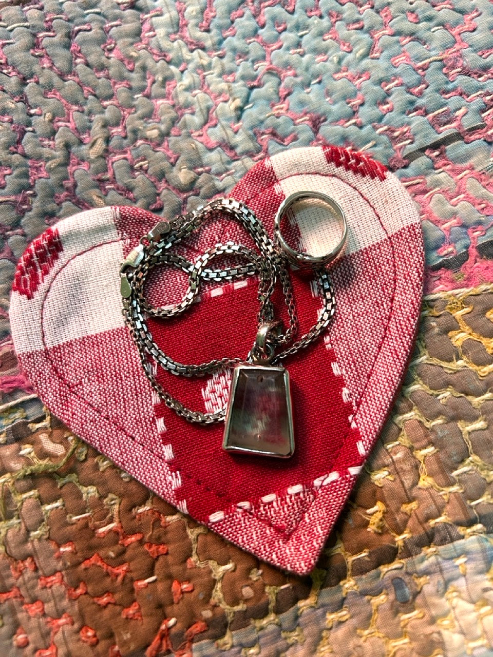 HitoMi COASTER W HART/red/htm150603